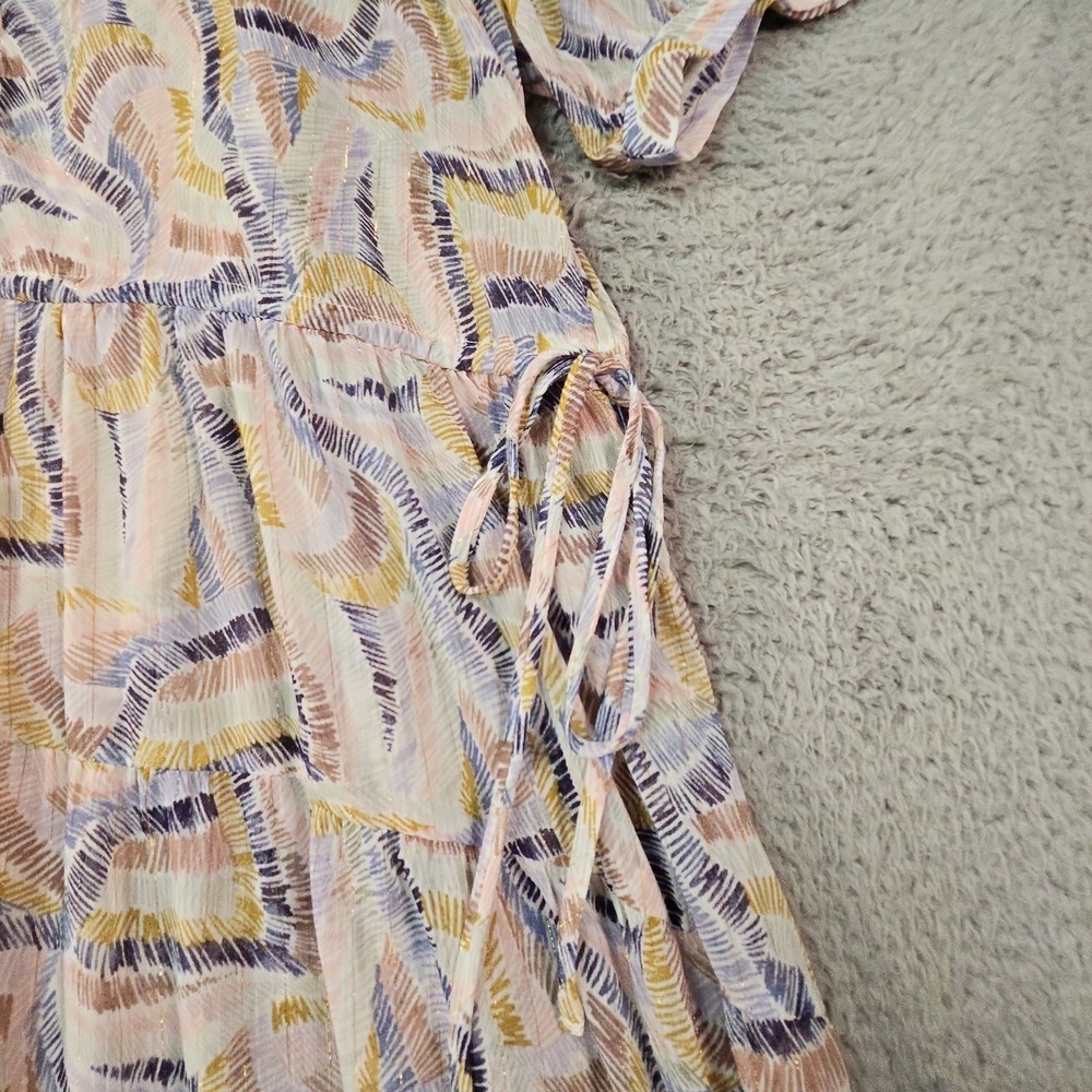 Lovestitch Dress Womens XL Maxi Lagenlook Cottagecore Festival Coastal Empire - Picture 6 of 16